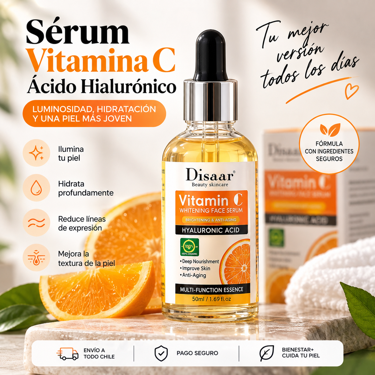 Serum Vitamina C Con Acido Hialuronico