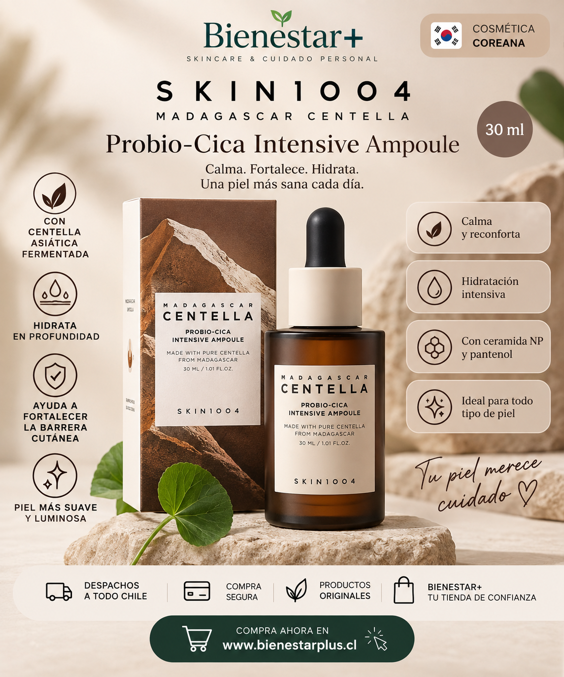 SKIN1004 Madagascar Centella Probio-Cica Intensive Ampoule 30 ml